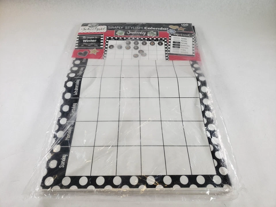 批量 6 件 - 100 件 110409 简约时尚日历公告板套装 — 第 2/4 张图片