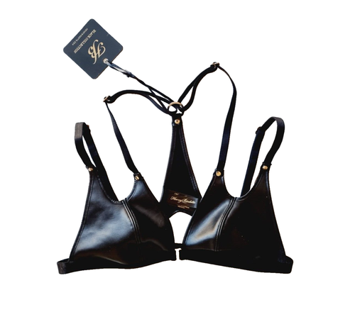 *Nuevo* HONEY BIRDETTE Jael Bralette Negro TALLA XS sin cables - Imagen 3 de 8
