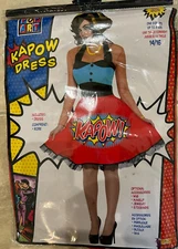 Kapow Pop Art Comic Character Dress Forum Womens Costume 14-16 NEW in Retail PKG