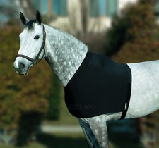 Couvre-selle sous-couverture En Lycra Pour Cheval En Noir