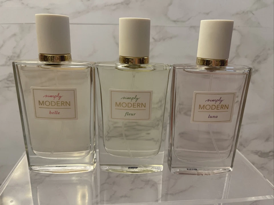 Simply Modern LUNA  BELLE , FLEUR Perfume Spray, 1.7 oz THE LIMITED 3pc Set New - Image 2 of 4