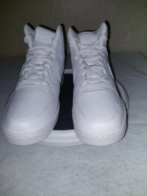 Nike Ebernon Mid Basketball Shoes Triple White AQ1773-100 Men's