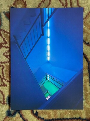Dan Flavin's UNTITLED Postcard (Dated work 1996)