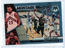 2021-22 Panini Mosaic Fred VanVleet Montage #5 Toronto Raptors
