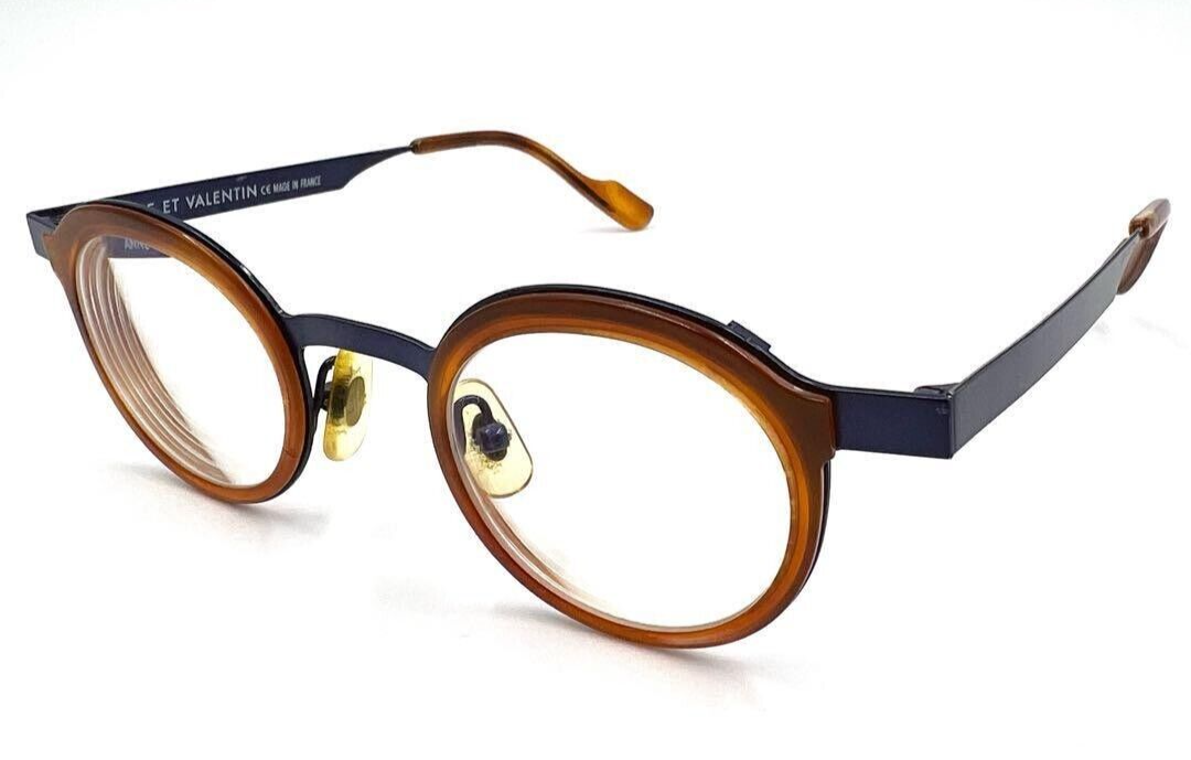 Anne et Valentin Eyeglasses Frame FANZINE U 138 Blue Orange | eBay