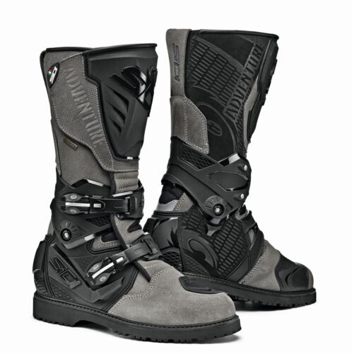 Sidi Adventure 2 Boots with GTX Grey/Black 46 Tours Enduro Motorcycle Boots - Picture 1 of 1
