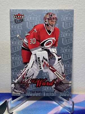 2007-08 Fleer ULTRA Hockey CAM WARD #160 ICE MEDALLION SP 084/100