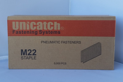 1 Cs. M12-(M22) 7/8'' GALVANIZED STAPLES FOR SENCO BY UNICATCH 5000/BOX 25K