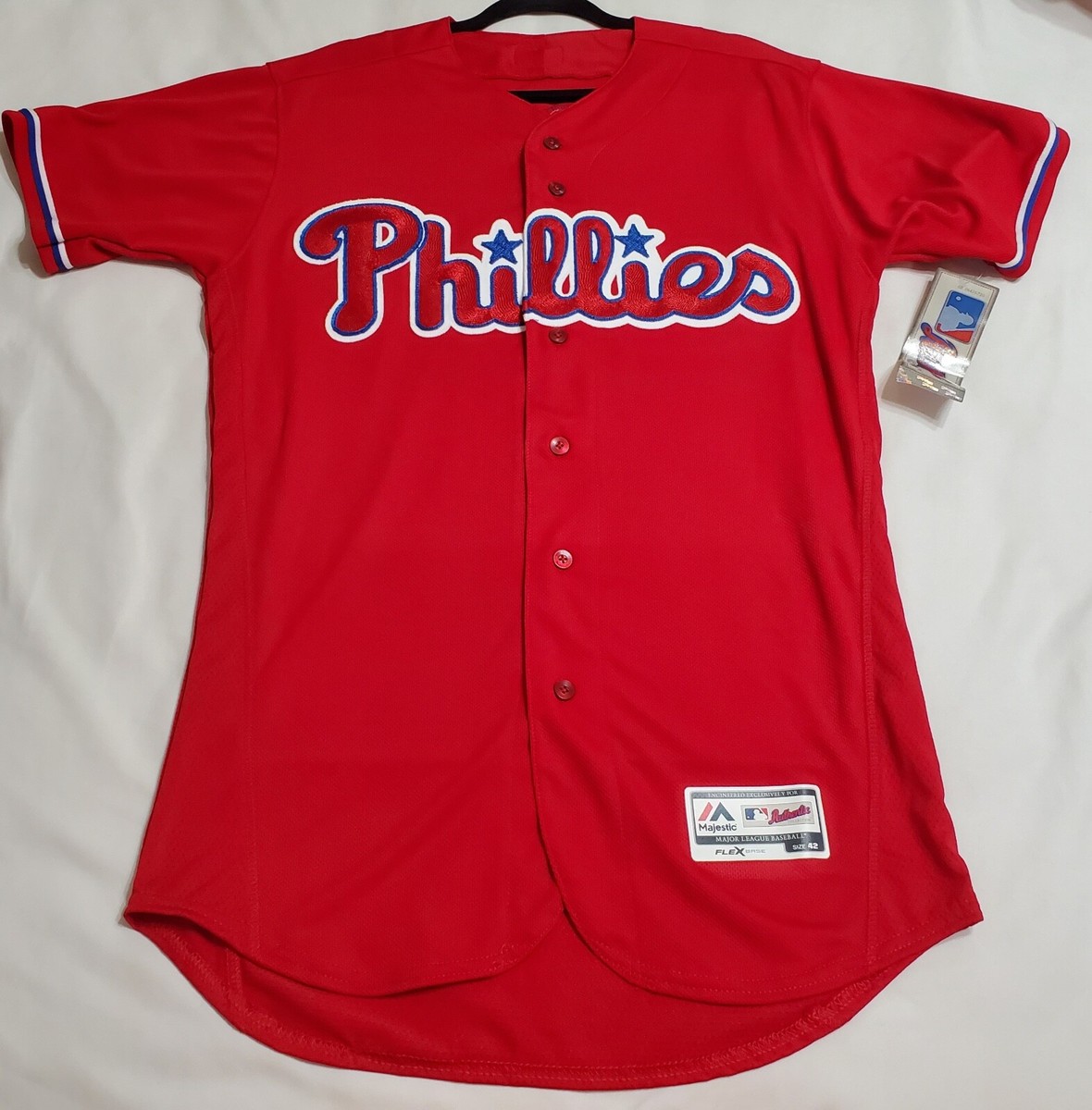 MLB ナショナルズ ブライスハーパー ユニフォーム　ジャージ Majestic ご予約 MLB フィリーズ ブライス・ハーパー レプリカ