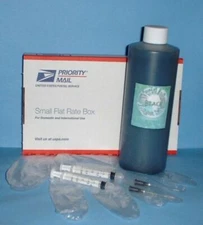 16 oz pint Black ink kit refill any printer HP Lex Dell 1/2 liter 500ml 