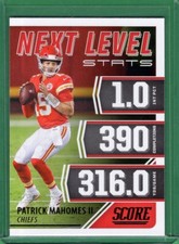 2021 Score Next Level Stats #2 Patrick Mahomes II