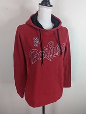 Wisconsin Badgers Colosseum Women's Long Sleeve Hoodie Red Sweatshirt Medium