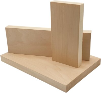 20 Stück Lindenholz Blöcke Zum Schnitzen – 10 X 2,5 X 2,5 Cm – Glatt, Astfrei & Ideal Für DIY, Handwerk & Holzprojekte – Bastelholz Für Anfänger & Profis