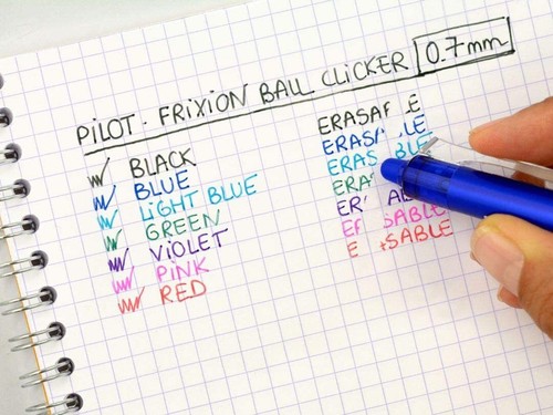 Frixion Erasable Rollerball Pen Pilot 0.7 mm Student Pack of 12 - Select Colour - Picture 4 of 13