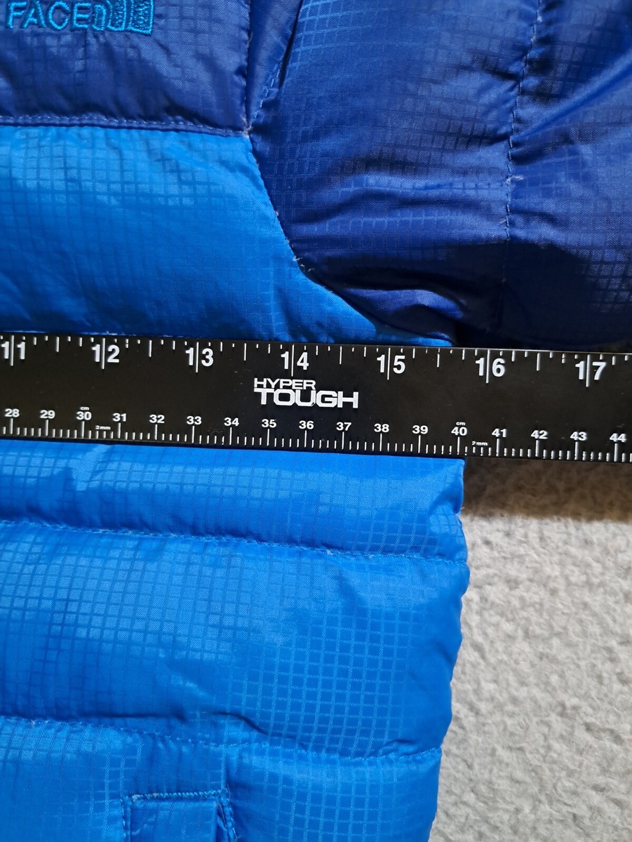 【30】【31】【32】【33】 The North Face Boy`s Blue Goose Down Puffer Reversible