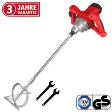 WALTER Rührwerk 1400W mit Drehzahlregulierung, Farb und Mörtelrührer, Rührgerät