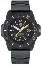 New Luminox Navy Seal 3600 CARBONOX Black Dial Rubber Band Men's Watch XS.3601
