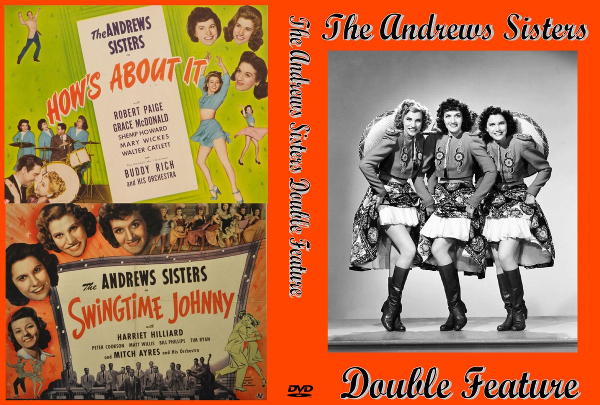 THE ANDREWS SISTERS DOUBLE FEATURE 1943 How's About It/Swingtime