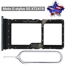 For Motorola Moto G Stylus 5G XT2419 Original SIM Card Tray Holder Slot Replace