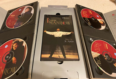 Barry Manilow The Complete Collection and Then Some 4 CDs Book VHS Great Set