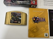 Legend of Zelda: Majora's Mask Nintendo 64 N64 Complete CIB Manual Box Hologram!