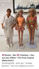   Barbie-Mix  2 Barbies+ Ken aus den 1990er =...