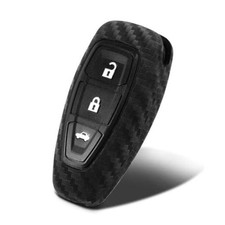 Key Fob Case Carbon Fiber Pattern Type-B 3 Button FDB Carbon Fiber Black (1 Pc)
