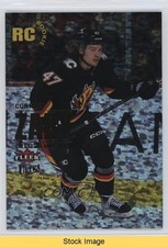 2023-24 Upper Deck Fleer Ultra Rookies Patterned Foilboard Connor Zary READ 0k70