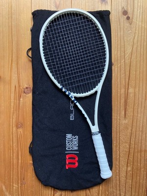Wilson Blade 98 V8 G2 Custom Works White One-Of-A-Kind Good