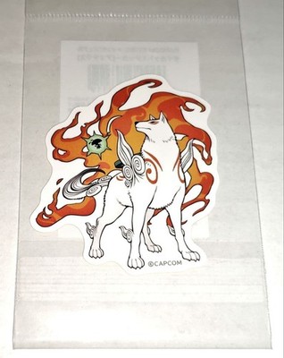 Okami Amaterasu Sticker Main Visual Capcom Store