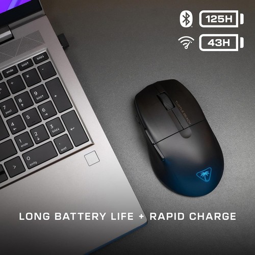 Turtle Beach Pure Air - Ultra-Light Wireless Ergonomic RGB Gaming Mouse, 26K DPI - Picture 6 of 10