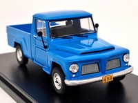 Triple9 1/43 Ford F-75 Pick Up 1980 Light Blue Diecast Scale Model Car