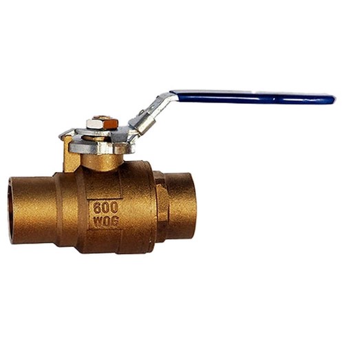 MILWAUKEE VALVE 3" BA-485BLL Manual 2-Way Ball Valve,Sweat,Brass 3RCG5