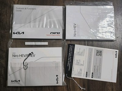 2022 Kia NIRO HEV/PHEV Owners Manual Guide Book Set OEM PackRAT #82