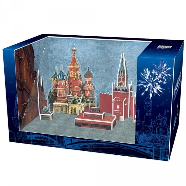 Puzzle 3D MAGIC BOX CAPODANNO MOSCA CubicFun - Immagine 3 di 4