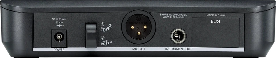Shure BLX24/PG58 T11 Vocal Funksystem Gesangsmikrofon Analog Empfänger Wireless - Bild 4 von 4