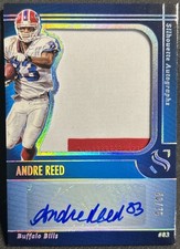 2025 Panini Silhouette Football Andre Reed Patch Auto /75 #SA-ARD Bills