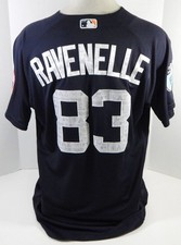 2017 Detroit Tigers Adam Ravenelle #83 Game Used Navy Jersey Mr. I & ST Patch 2