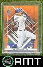 Mookie Betts 2025 Topps Transcendent 19/25 Icons Chrome Orange Refractor Dodgers