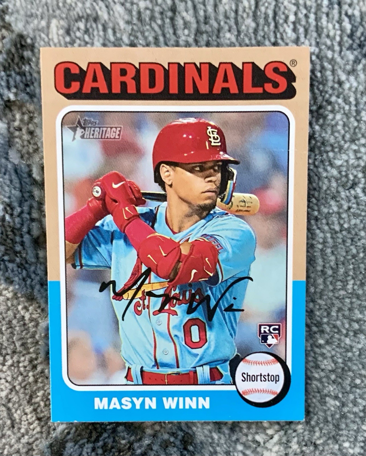 Masyn Winn 2024 Topps Heritage Rookie #284