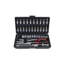 Coffret de douilles F6 KS TOOLS 1/4'' - CHROMEmat - 46 pcs