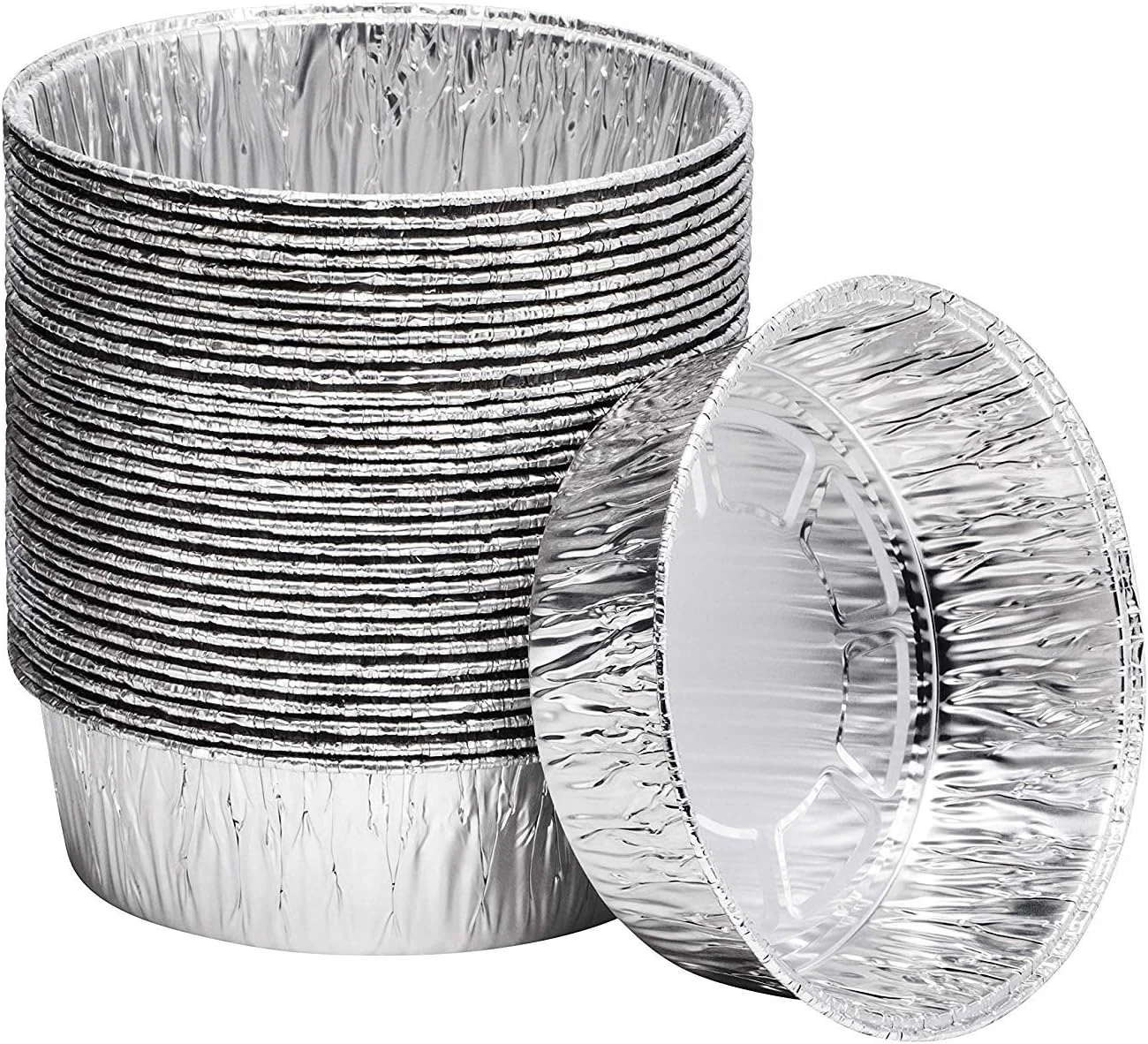 8-Inch Aluminum Dutch Oven Liner Pans | Disposable Cake Pan and Extra Deep Foil