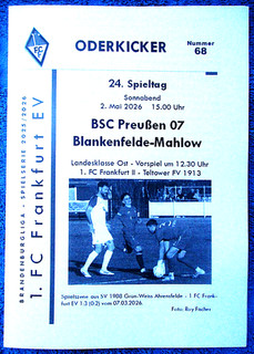 1. FC Frankfurt Oder BSC Preußen 07 Blankenfelde Mahlow 2025 26 Nr.68 Teltow