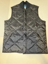 Free Assembly Men's Sz Small Everyday Diamond Quilted Vest Blue With Pockets