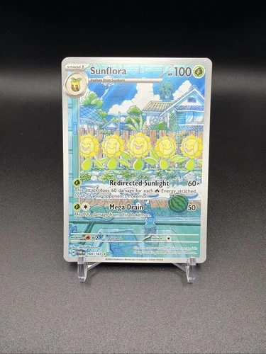 Sunflora 169/167 Illustration Rare Pokémon TCG Twilight Masquerade NM English