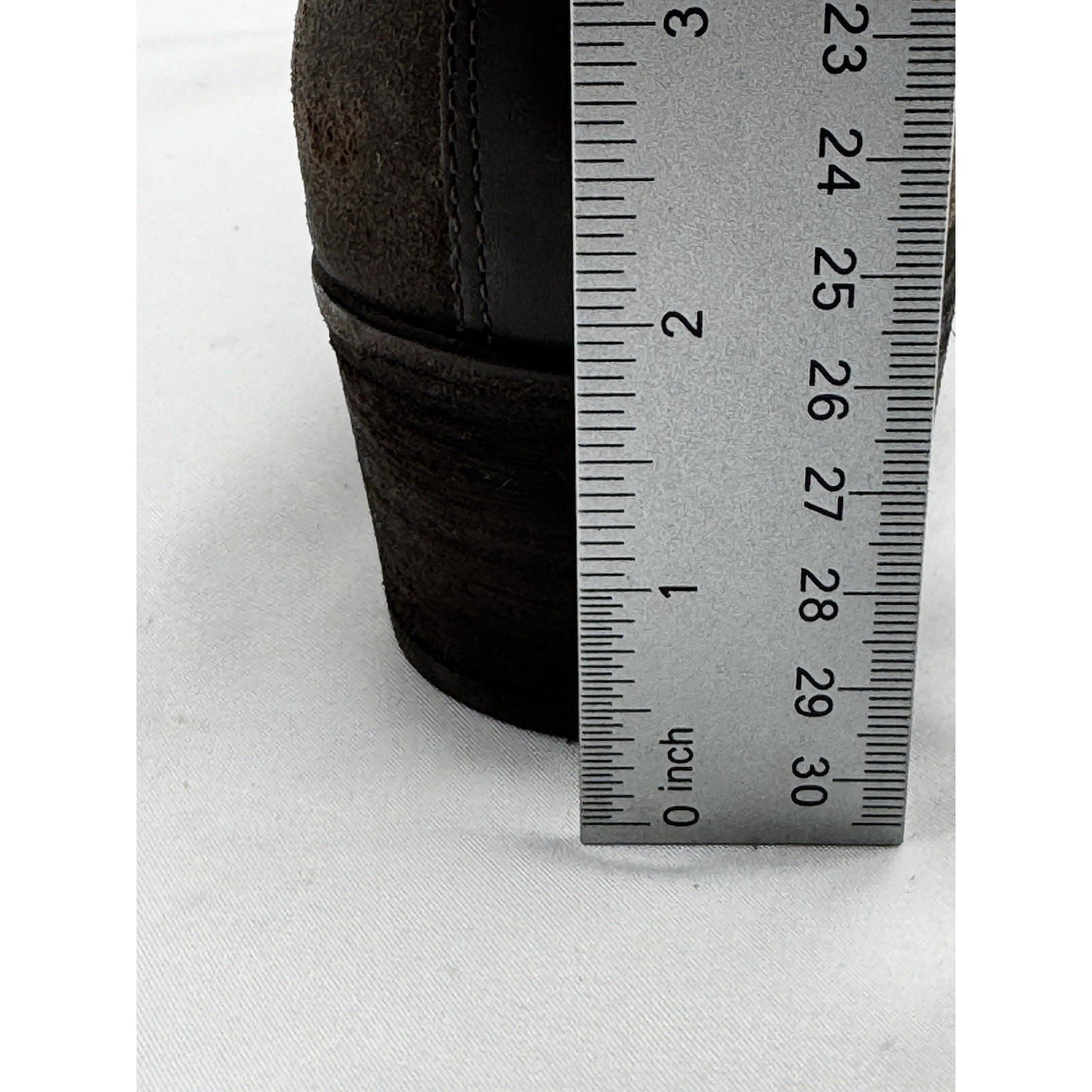 Ugg Wright Belted Shearling Lined Boot Brown Sued… - image 10