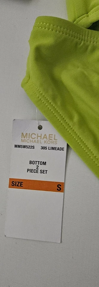 Bikini Michael Kors para mujer 2 piezas limada parte superior e inferior anillo agujero pequeño nuevo con etiquetas Foto 4 de 4