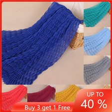 Muslim Women Crinkle Turban Shawl Voile Scarf Hijab Headscarf Wrap Stole Scarves