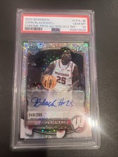 2025-26 Bowman Chrome John Blackwell Speckle Refractor 1st Auto /299 - PSA 10