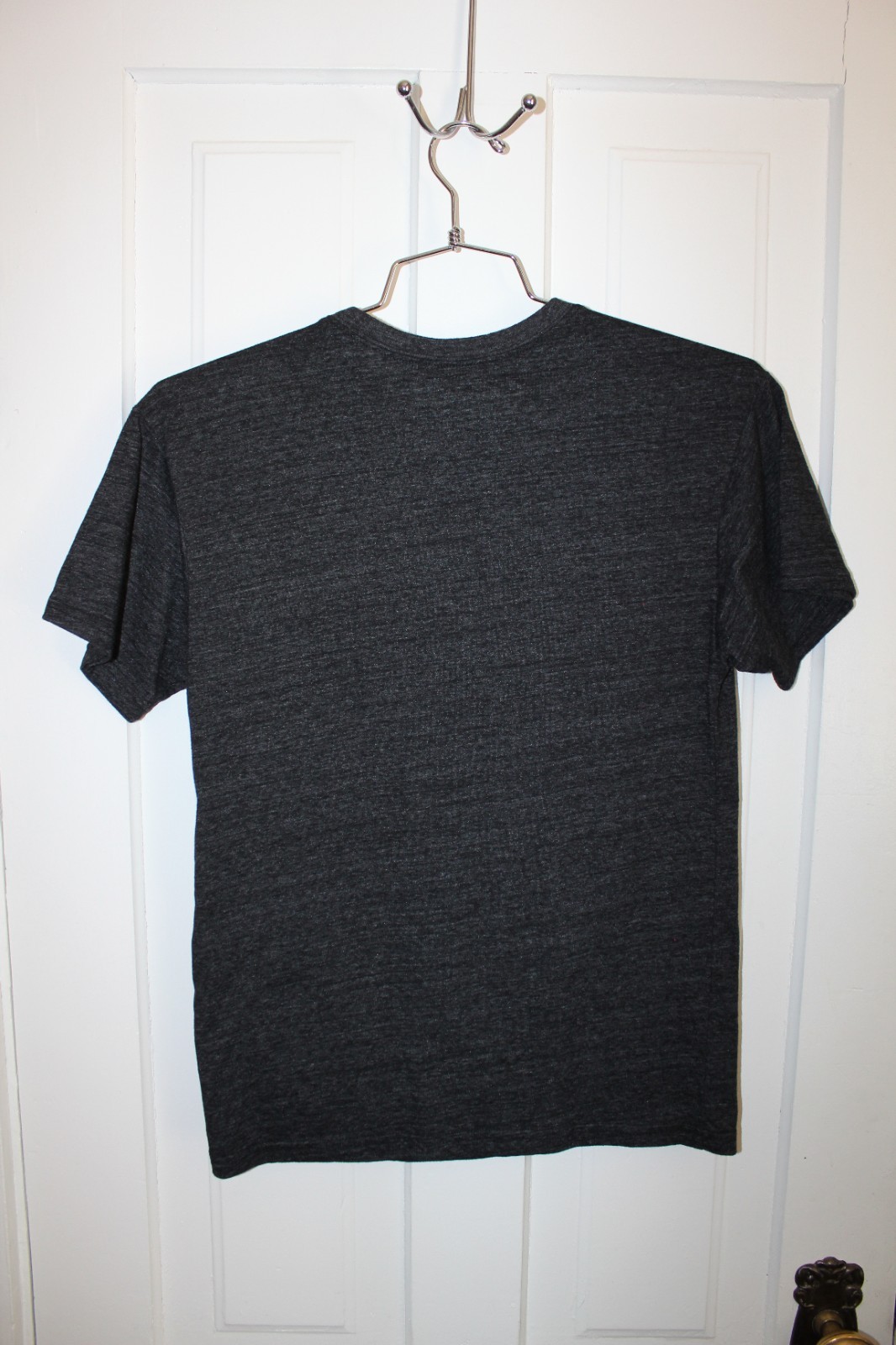 Shelby Cobra Racing T Shirt SMALL Heather Gray Felt Logo FORD